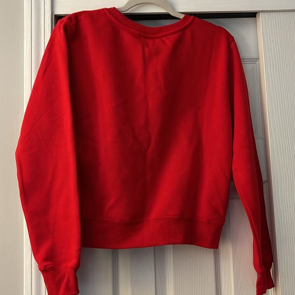 NWT beautiful festive red Barbie sweatshirt & vintage collectible mini doll! - Picture 10 of 14